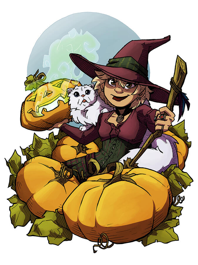 Halloween 2019, Saints&#39;Quarter bonus illustration